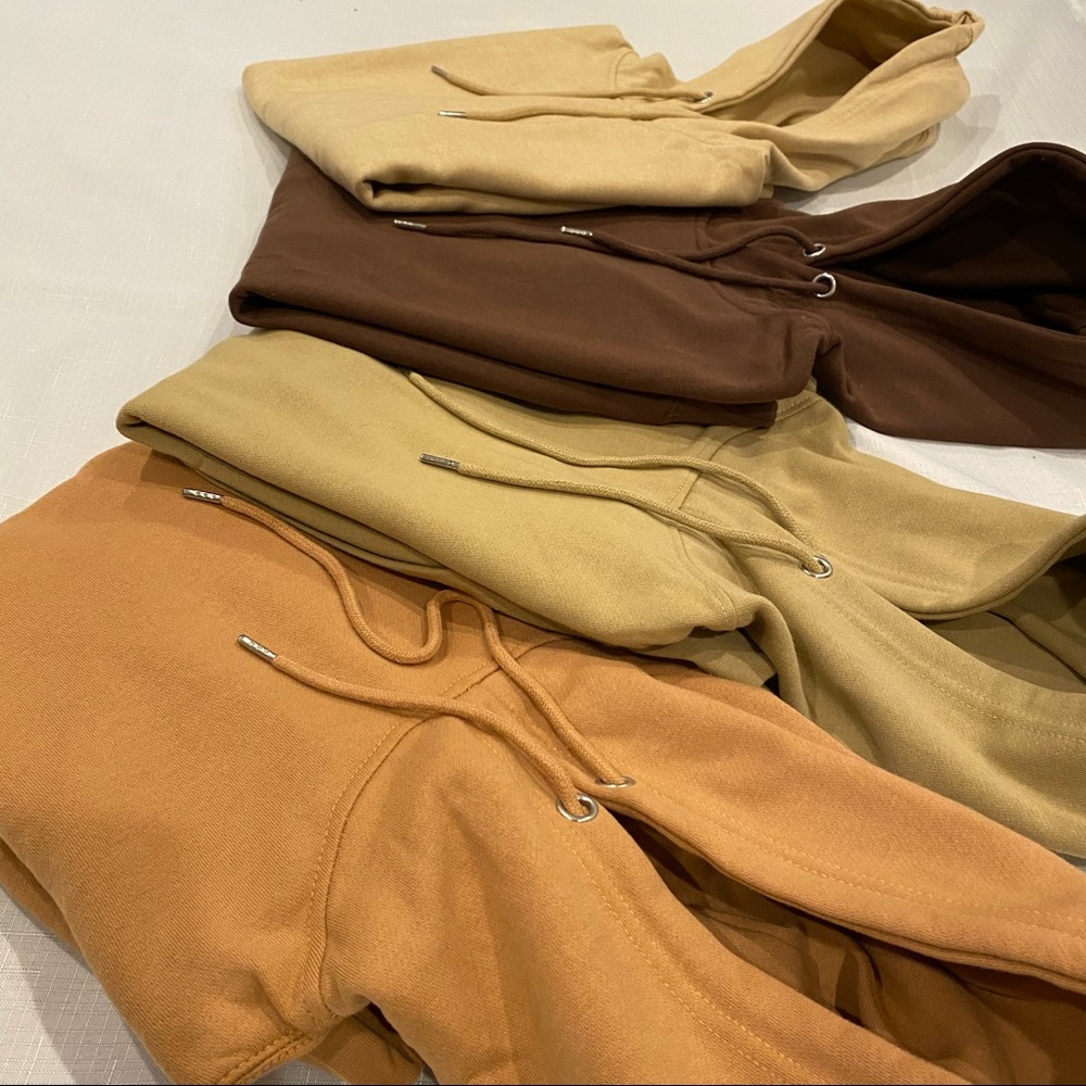 Chocolate collection blank hoodies